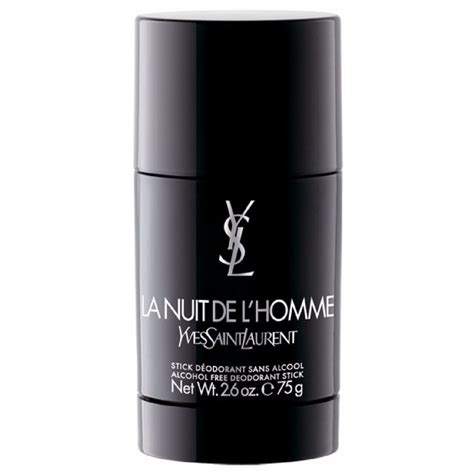 ysl l'homme la nuit deo stick 75 ean|la nuit de l'homme.